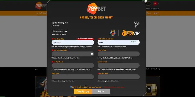 Hướng dẫn nhận khuyến mãi VIP từ nhà cái 789BET 